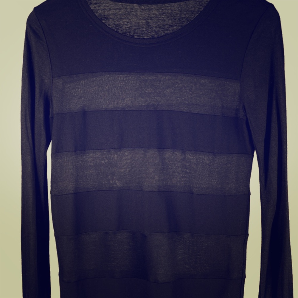 Yohji Yamamoto silk blend long sleeve shirt